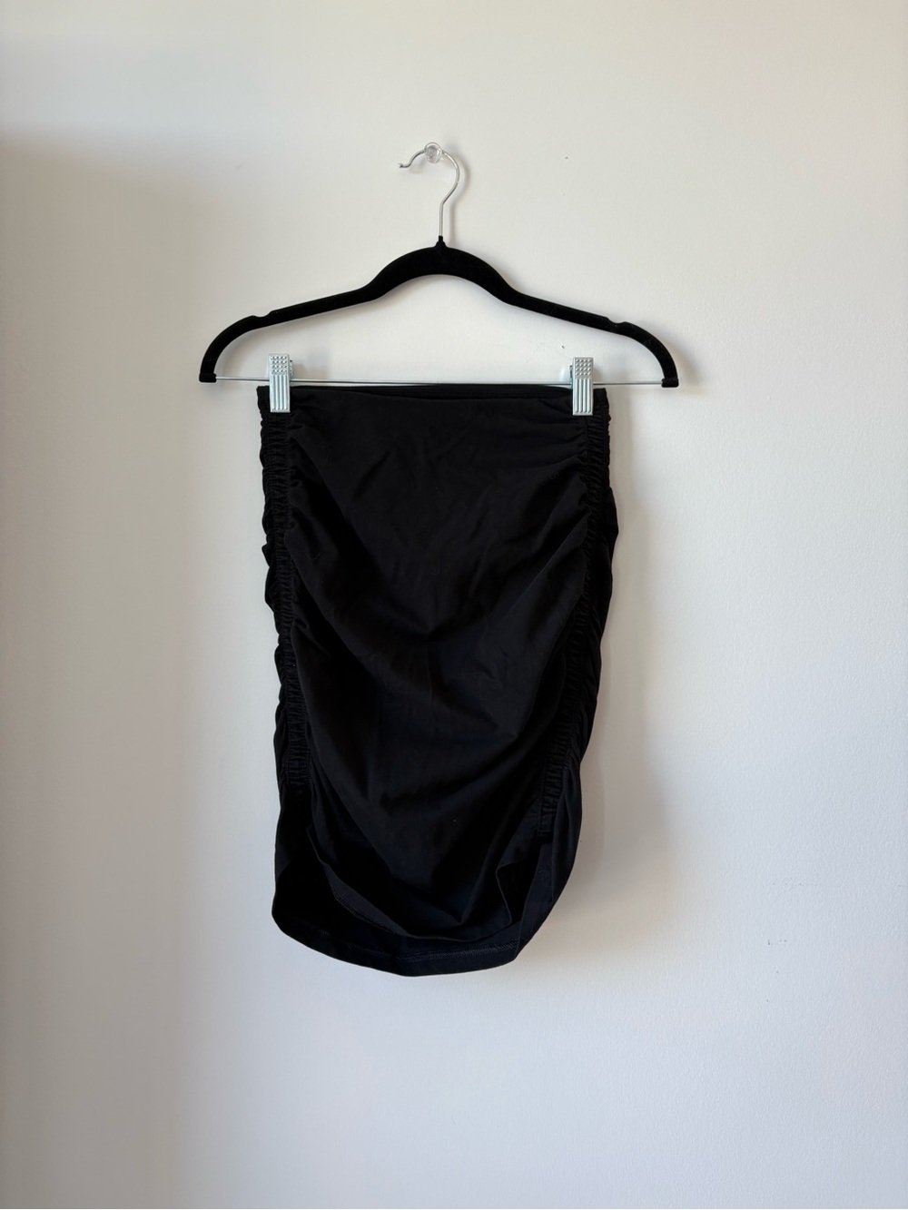 TNA Black Ruched Side Skirt